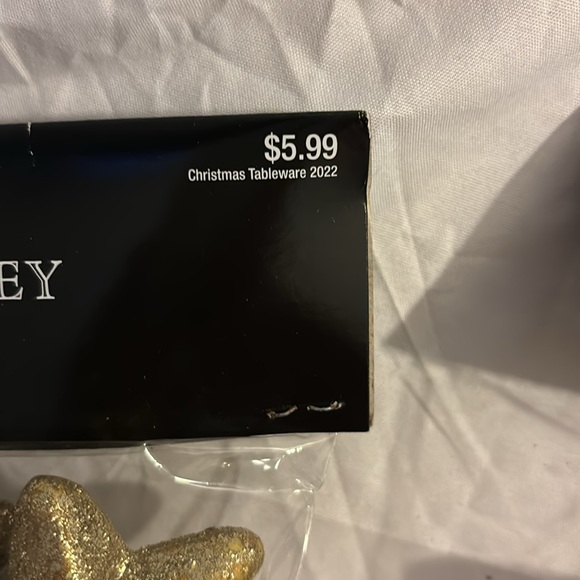 Robert Stanley Foam Star Table Scatter Silver & Gold NWT - Picture 4 of 5